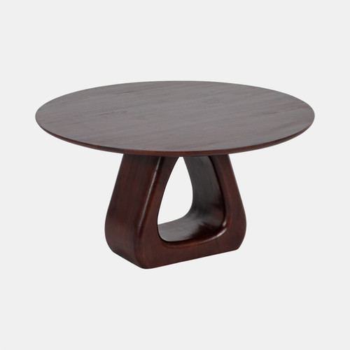 Sagebrook Home 34" Cut-out Base Coffee Table Walnut Wishlist Create New