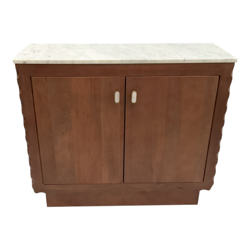 sagebrook home 34x29" 2-door Scallop Trim Cabinet White/honey Wishlist Create New