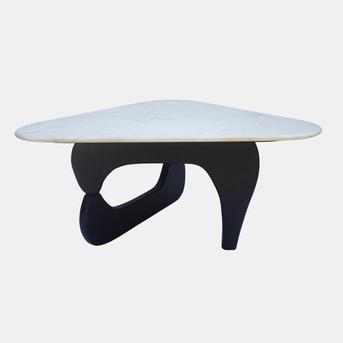 sagebrook home 35x18" Mid-century Triangular Coffee Table White/ Wishlist Create New