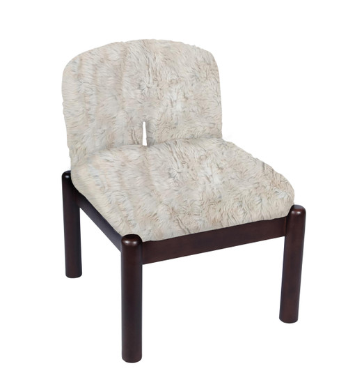sagebrook home 35x29" Faux Fur Accent Chair White Wishlist Create New