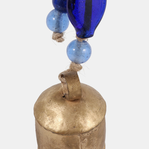 Sagebrook Home 35x3" Hanging Glass Beads With Bell Multi Wishlist Create New