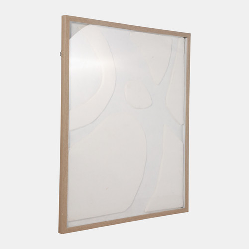 Sagebrook Home 35x30" Modern Dimensional Rice Paper Under Glass Wishlist Create New