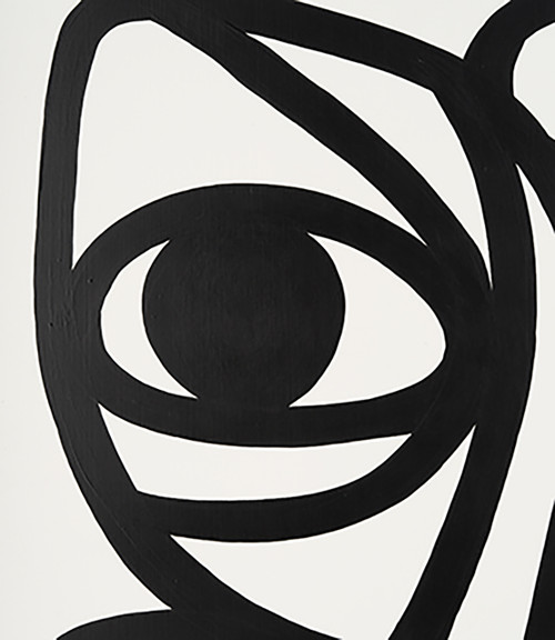 Sagebrook Home 35x59 Hand Painted Gold Frame Geometric Face Blk Wishlist Create New