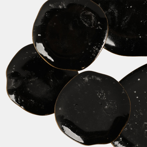 Sagebrook Home 36" Gold Rimmed Discs Metal Wall Decor Black/gold Wishlist Create New