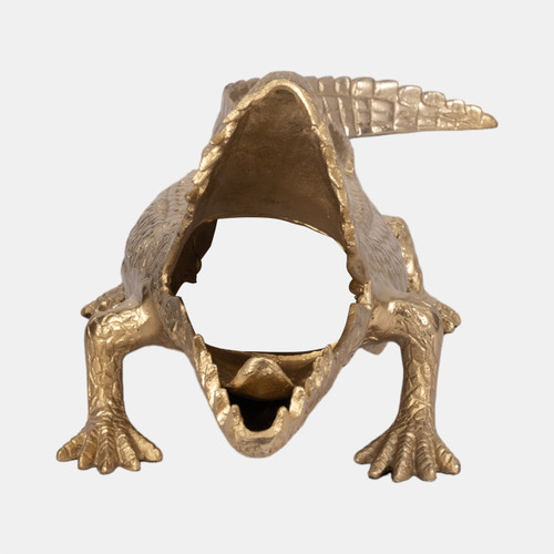 Sagebrook Home 36" Metal Alligator Table Top Decor Gold Wishlist Create New