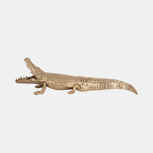 sagebrook home 36" Metal Alligator Table Top Decor Gold Wishlist Create New