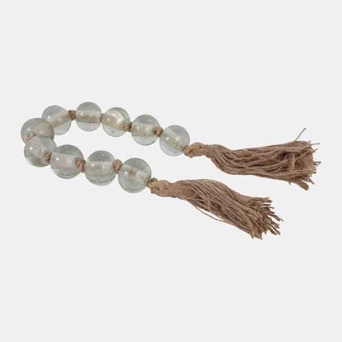 Sagebrook Home 36x2" Glass Bead Garland Clear Wishlist Create New