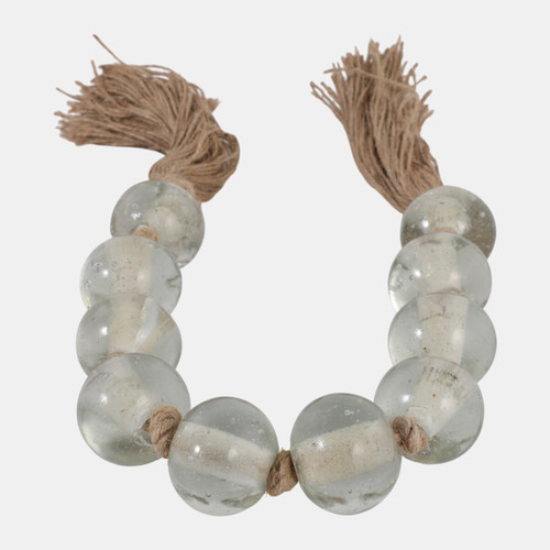 Sagebrook Home 36x2" Glass Bead Garland Clear Wishlist Create New