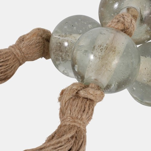 Sagebrook Home 36x2" Glass Bead Garland Clear Wishlist Create New