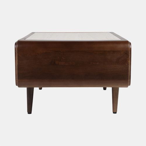 Sagebrook Home 36x24" Travertine Inlay Coffee Table Brown Wishlist Create New