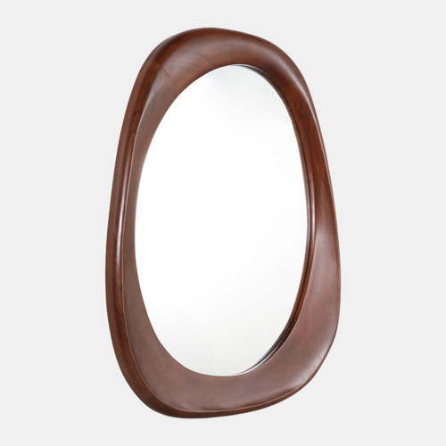 Sagebrook Home 36x25" Organic Shaped Wood Mirror Natural Wishlist Create New