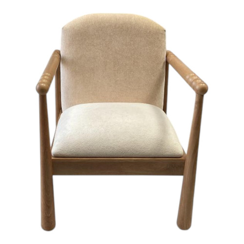 Sagebrook Home 36x25" Ribbed Arm Accent Chair Ivory Wishlist Create New