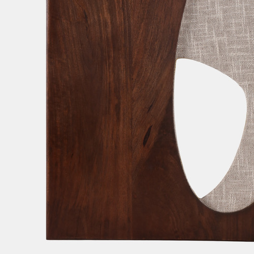 Sagebrook Home 36x26" Wood&fabric Mix-media Modern Wall Art Brwn Wishlist Create New