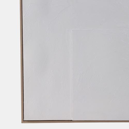 Sagebrook Home 36x48 Geometric 3-dimensional Wall Art White Wishlist Create New