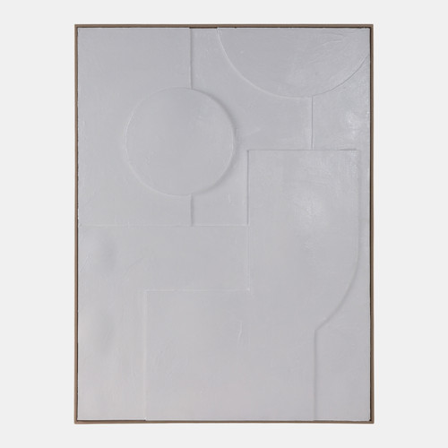 sagebrook home 36x48 Geometric 3-dimensional Wall Art White Wishlist Create New