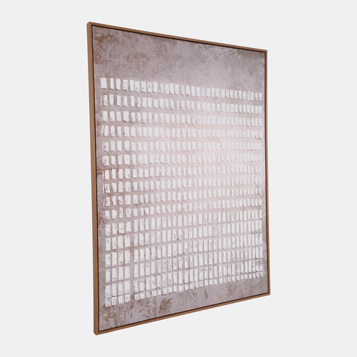 Sagebrook Home 36x48" Textured Blocks On Canvas Wall Art Ivory/b Wishlist Create New