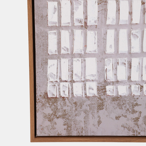 Sagebrook Home 36x48" Textured Blocks On Canvas Wall Art Ivory/b Wishlist Create New