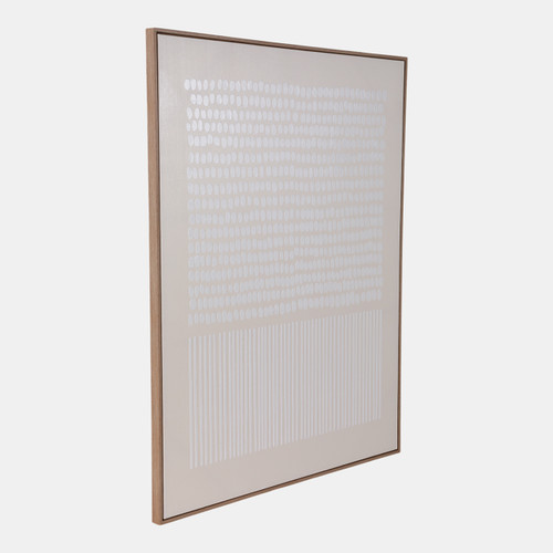 Sagebrook Home 36x48 Textured Dots & Lines Wall Art Ivory/white Wishlist Create New
