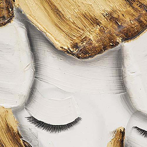 Sagebrook Home 36x59 Hand Painted Deep Thought Wht/gld Wishlist Create New