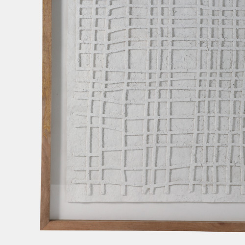 Sagebrook Home 37x48" Paper Mache Wall Art W/wooden Frame /glass Wishlist Create New