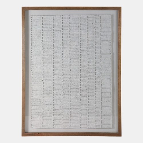 sagebrook home 37x48" Paper Mache Wall Art W/wooden Frame /glass Wishlist Create New