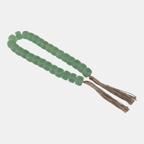 sagebrook home 38" Cylinder 1.25" Resin Beaded Garland Green Wishlist Create New