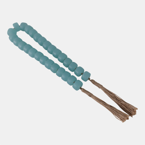 sagebrook home 38" Cylinder 1" Resin Beaded Garland Blue Wishlist Create New