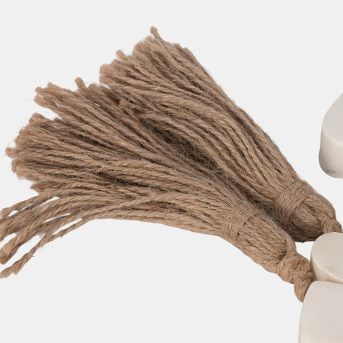 Sagebrook Home 38" Marble Hearts Garland White Wishlist Create New