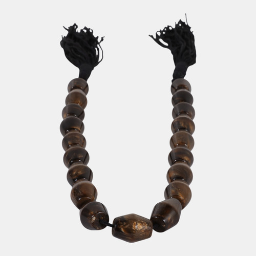 Sagebrook Home 38x1" Long Bicone Bead Garland Bronze Wishlist Create New