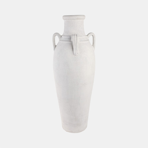 Sagebrook Home 39" Terracotta Floor Vase W/handles Ivory Wishlist Create New