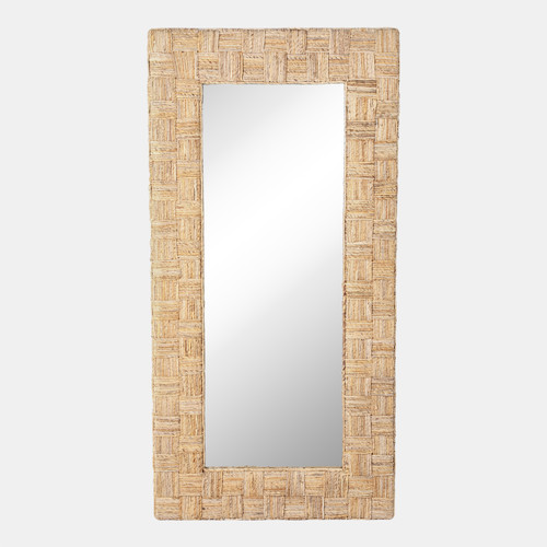 sagebrook home 39"x79" Woven Abaca Leaner Mirror Natural Wishlist Create New sagebrook home 39"x79" Woven Abaca Leaner Mirror Natural Wishlist Create New