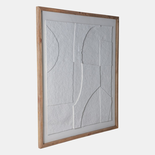 Sagebrook Home 39x47" Paper Mache Wall Art W/wooden Frame /glass Wishlist Create New