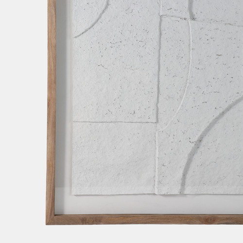 Sagebrook Home 39x47" Paper Mache Wall Art W/wooden Frame /glass Wishlist Create New