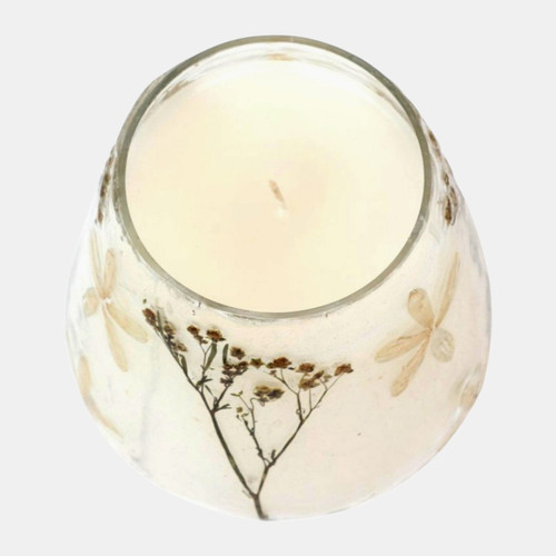 Sagebrook Home 4" 10 Oz Peach Cherry Blossom Wildflower Candle M Wishlist Create New