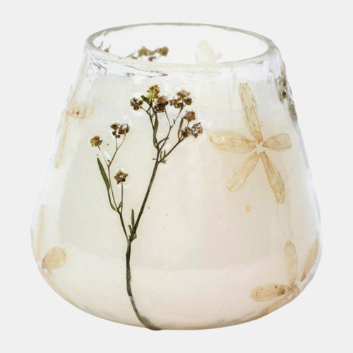 sagebrook home 4" 10 Oz Peach Cherry Blossom Wildflower Candle M Wishlist Create New