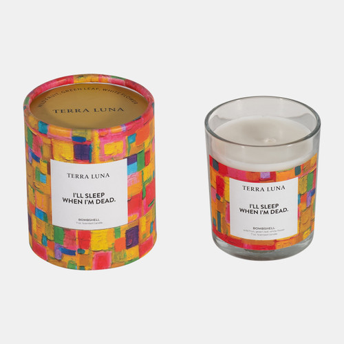 Sagebrook Home 4" 7 Oz Sleep When Dead Boxed Candle Wishlist Create New