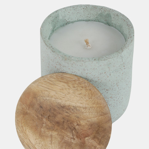 Sagebrook Home 4" 9oz Wild Jasmine & Daisy Tall Cndle W/lid Blue Wishlist Create New