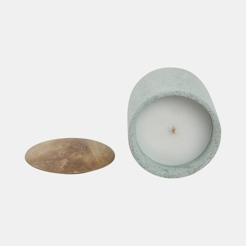 Sagebrook Home 4" 9oz Wild Jasmine & Daisy Tall Cndle W/lid Blue Wishlist Create New