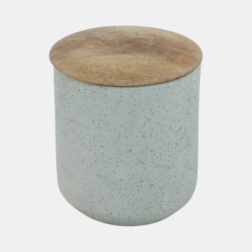 sagebrook home 4" 9oz Wild Jasmine & Daisy Tall Cndle W/lid Blue Wishlist Create New