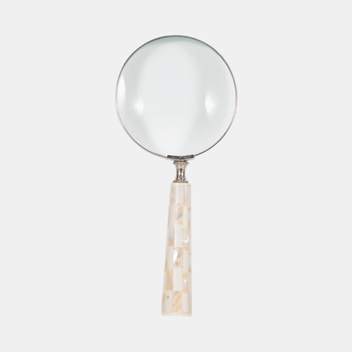 sagebrook home 4" Mop Handle Magnifying Glass Ivory Wishlist Create New