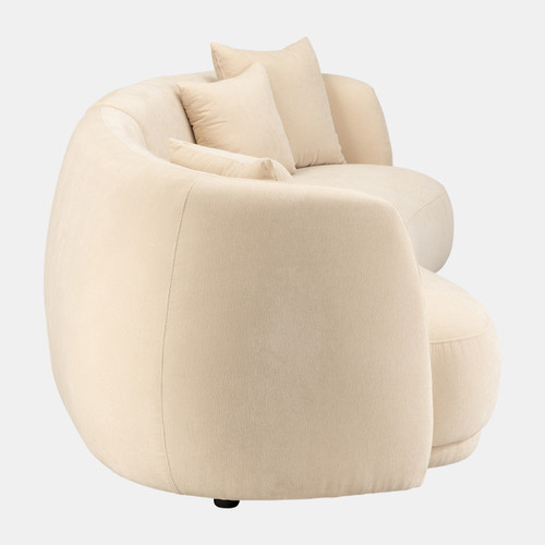 Sagebrook Home 4-seat Curved Sofa Ivory/beige 2boxes Wishlist Create New