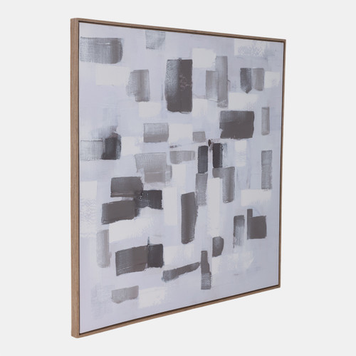 Sagebrook Home 40x40" Handpainted Modern Patches Brown Wishlist Create New