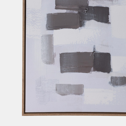 Sagebrook Home 40x40" Handpainted Modern Patches Brown Wishlist Create New