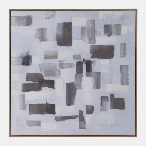 sagebrook home 40x40" Handpainted Modern Patches Brown Wishlist Create New