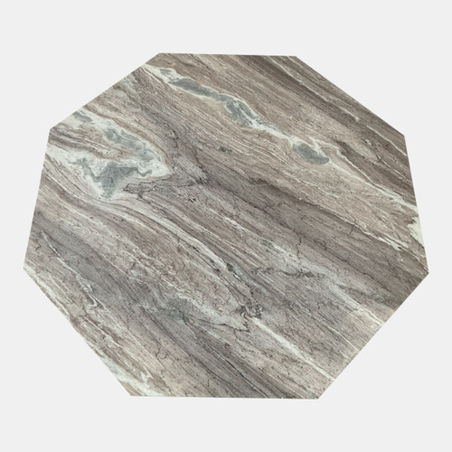 Sagebrook Home 42x15" Geo Shaped Marble Coffee Table Gray/black Wishlist Create New