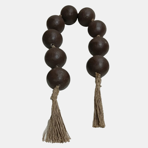 sagebrook home 44x3" Ecomix Bead Garland Brown Wishlist Create New