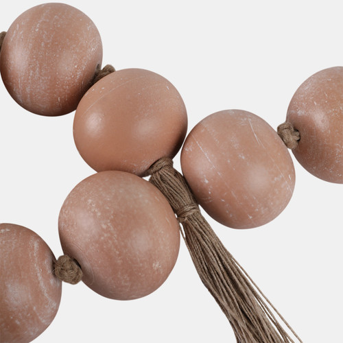 Sagebrook Home 44x3" Terracotta Bead Garland Wishlist Create New