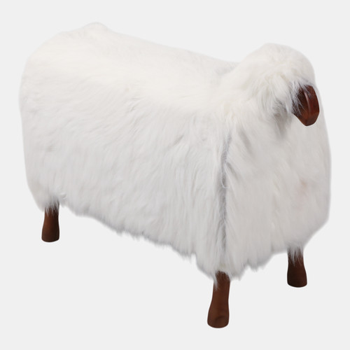 Sagebrook Home 44x33" Faux Fur Sheep White/brown Wishlist Create New