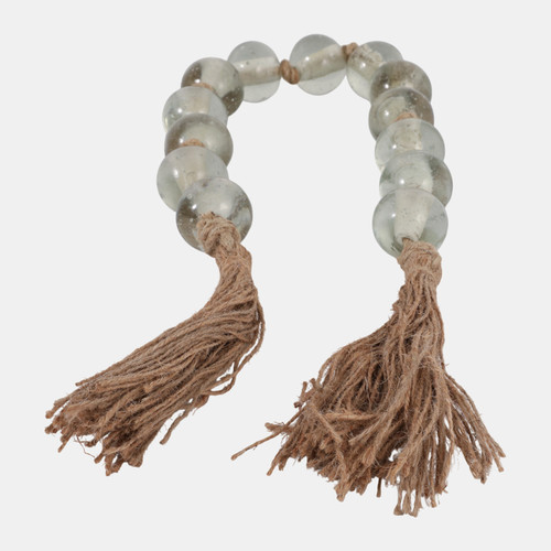 sagebrook home 45x2" Glass Bead Garland Clear Wishlist Create New