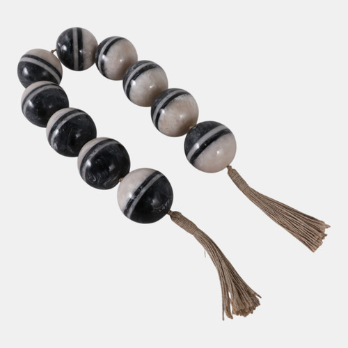 sagebrook home 46"l 3" Swirled Bead Garland Multi Wishlist Create New